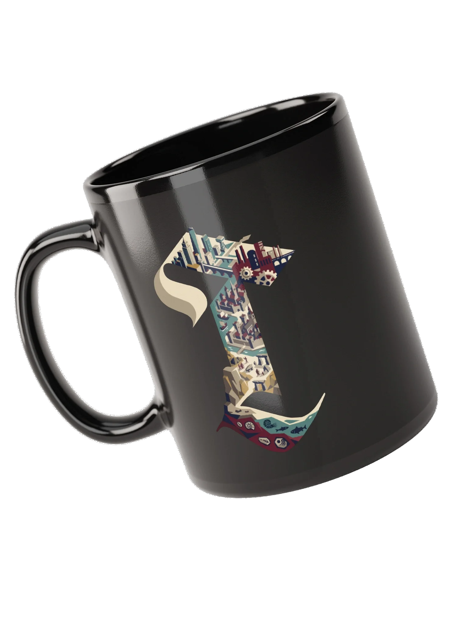 The Letter T Mug, view 5