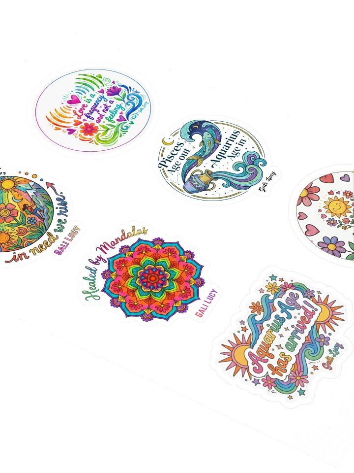 Set of 6 Stickers - Style 5 product image (2)