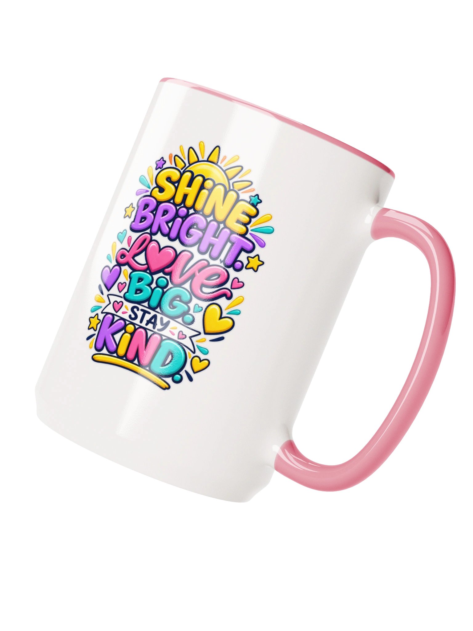 15 oz. Inspirational Mug - Shine Bright. Love Big. Stay Kind product image (3)