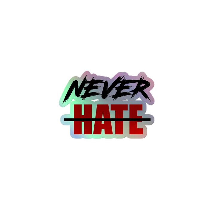 Never Hate Stickers product image (1)