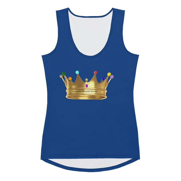 Queendom Beautiful Women Crown Tank Top/Blue(TM) product image (1)
