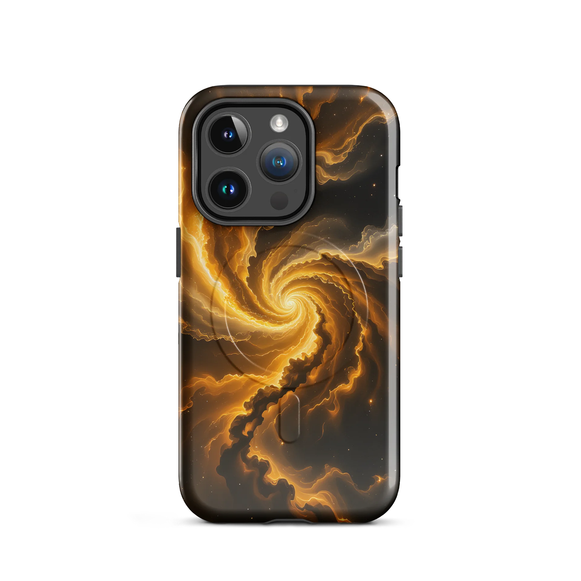 Golden Nebula Spiral MagSafe Tough Case product image (19)
