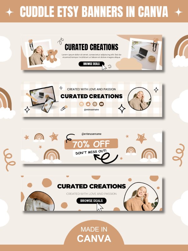 MRR/PLR Etsy Banner Design Ideas product image (1)