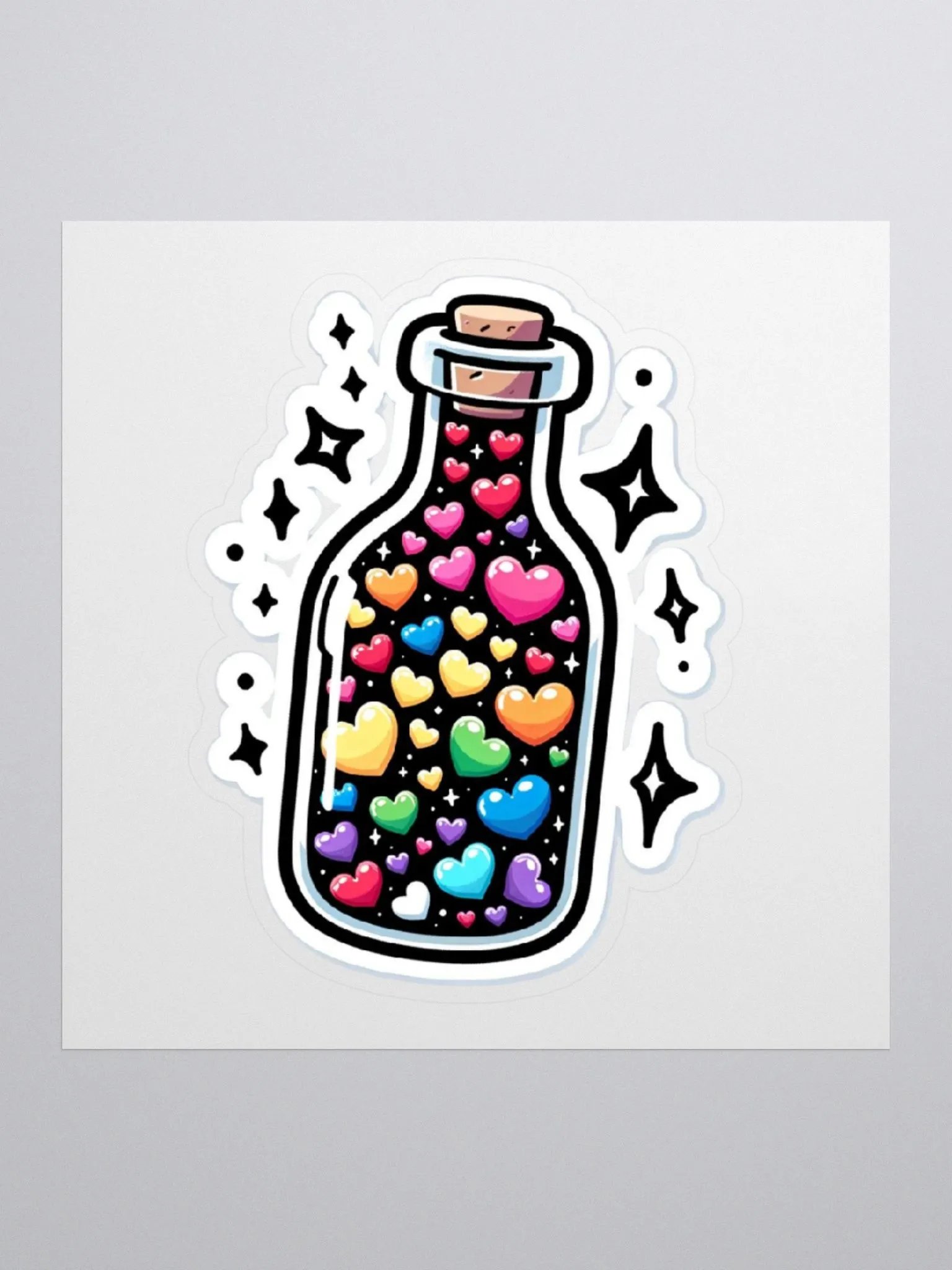 Love Juice Sticker-Rainbow Style Sticker product image (2)
