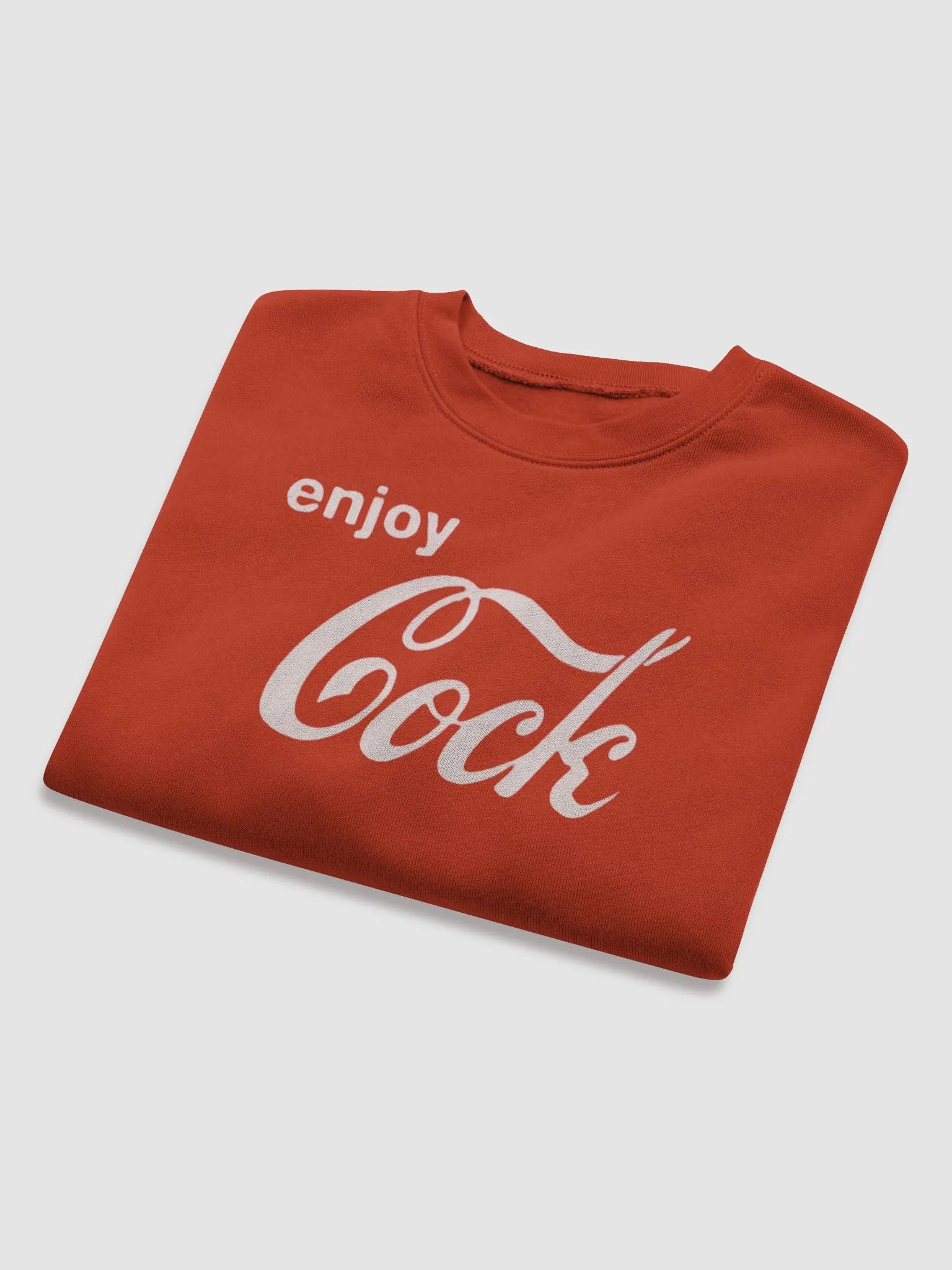 Refreshingly Bold: Enjoy Cock Women’s Crop Sweatshirt product image (2)