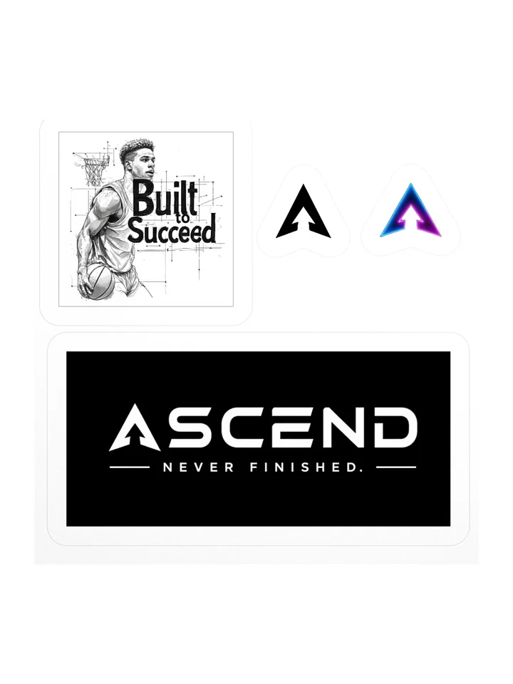 ASCEND Sticker Pack – Built to Succeed Collection product image (1)
