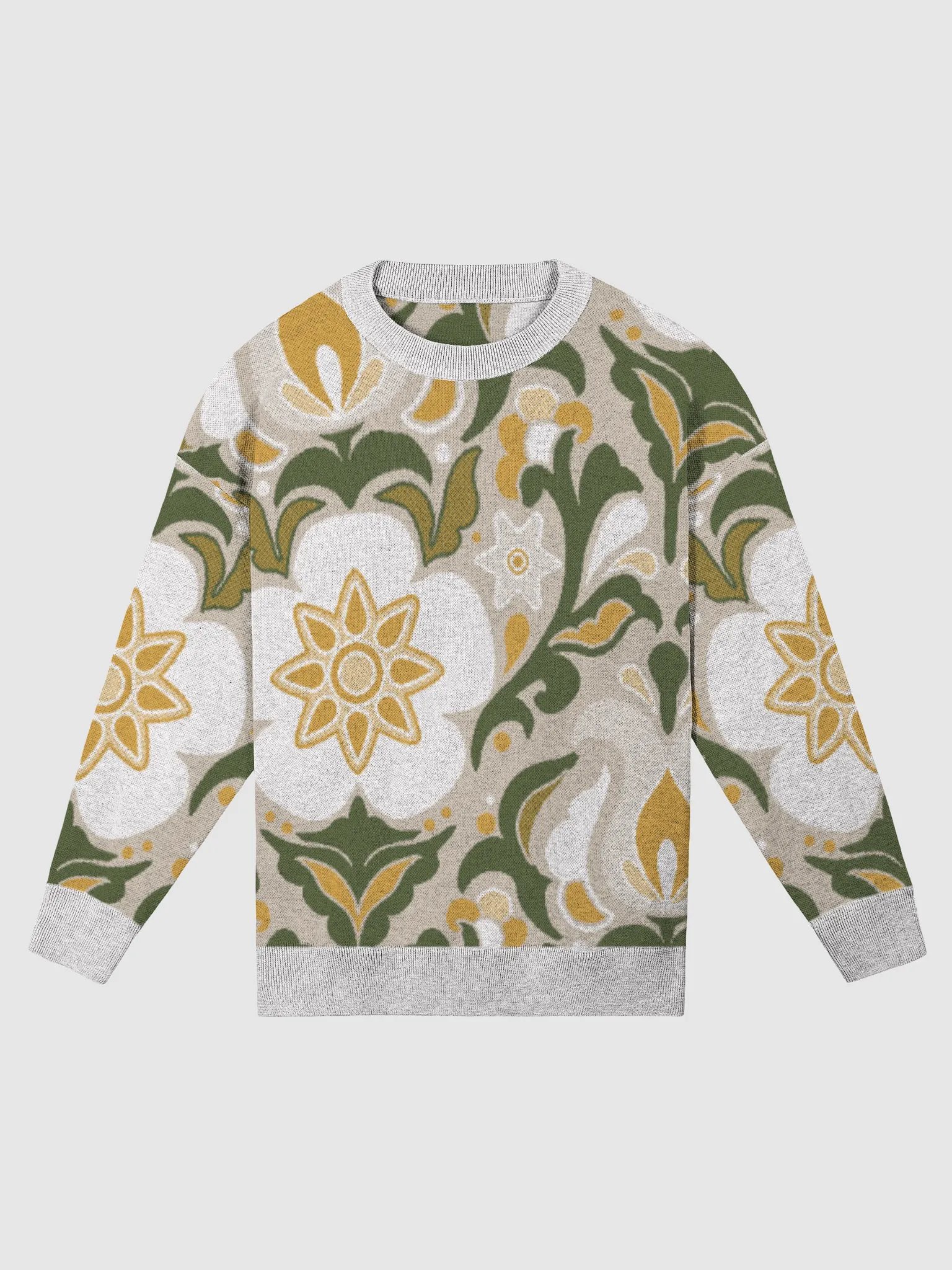 Botanical Wallpaper Sweater - Cream product image (5)