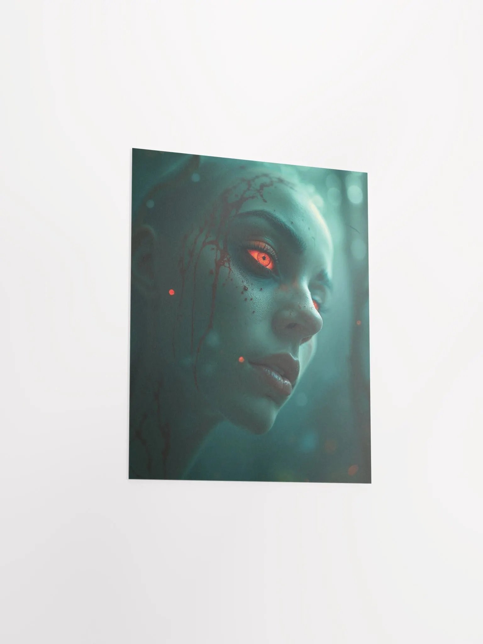 Crimson Gaze Matte Poster product image (23)