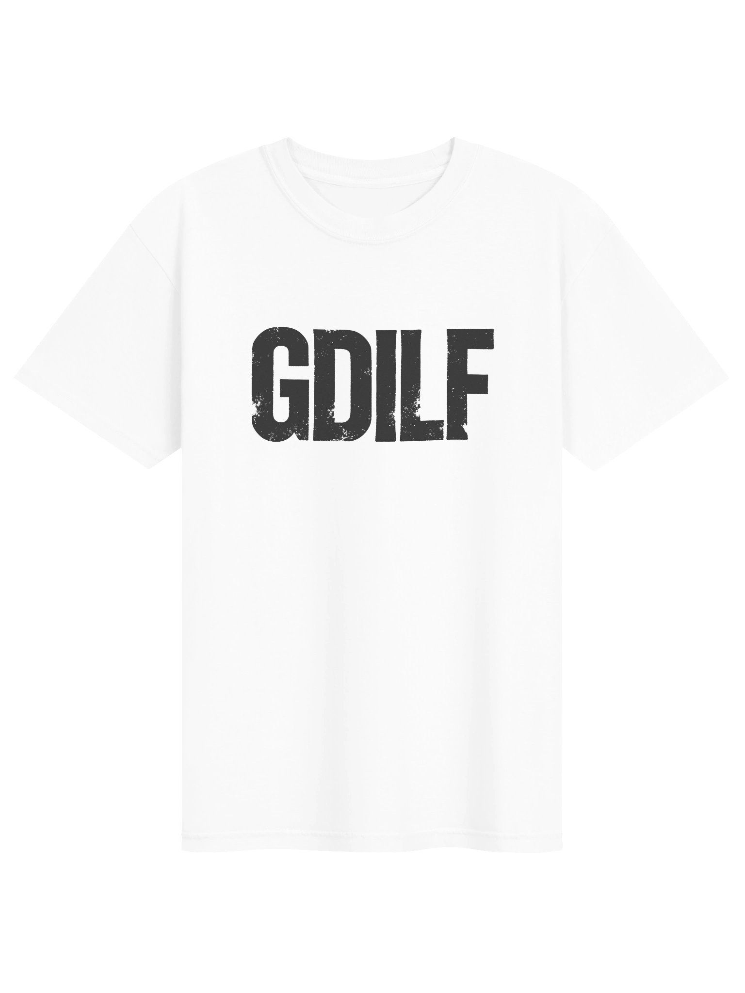 GDILF in Black Grungy Letters T-Shirt product image (1)