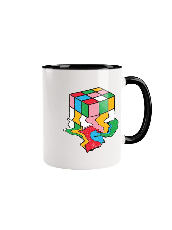 Melting Cube White Mug - Double Sided Print product image (1)