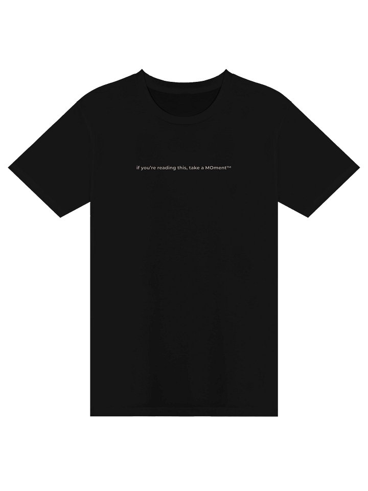 "if you're reading this, take a MOment" tee product image (6)