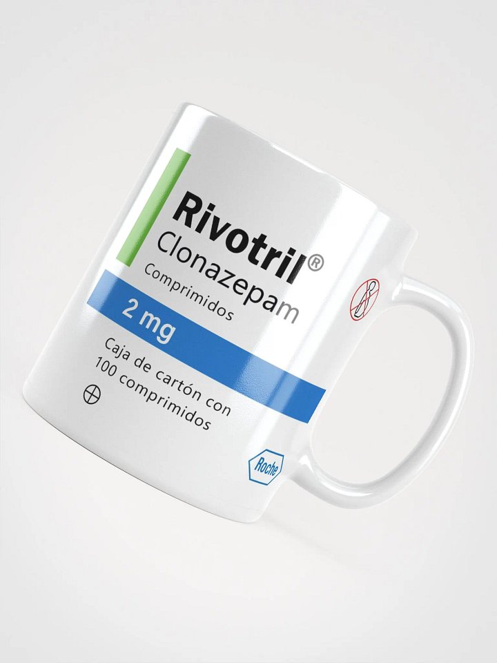 "Clonazepam-spanish" Ceramic mug product image (2)