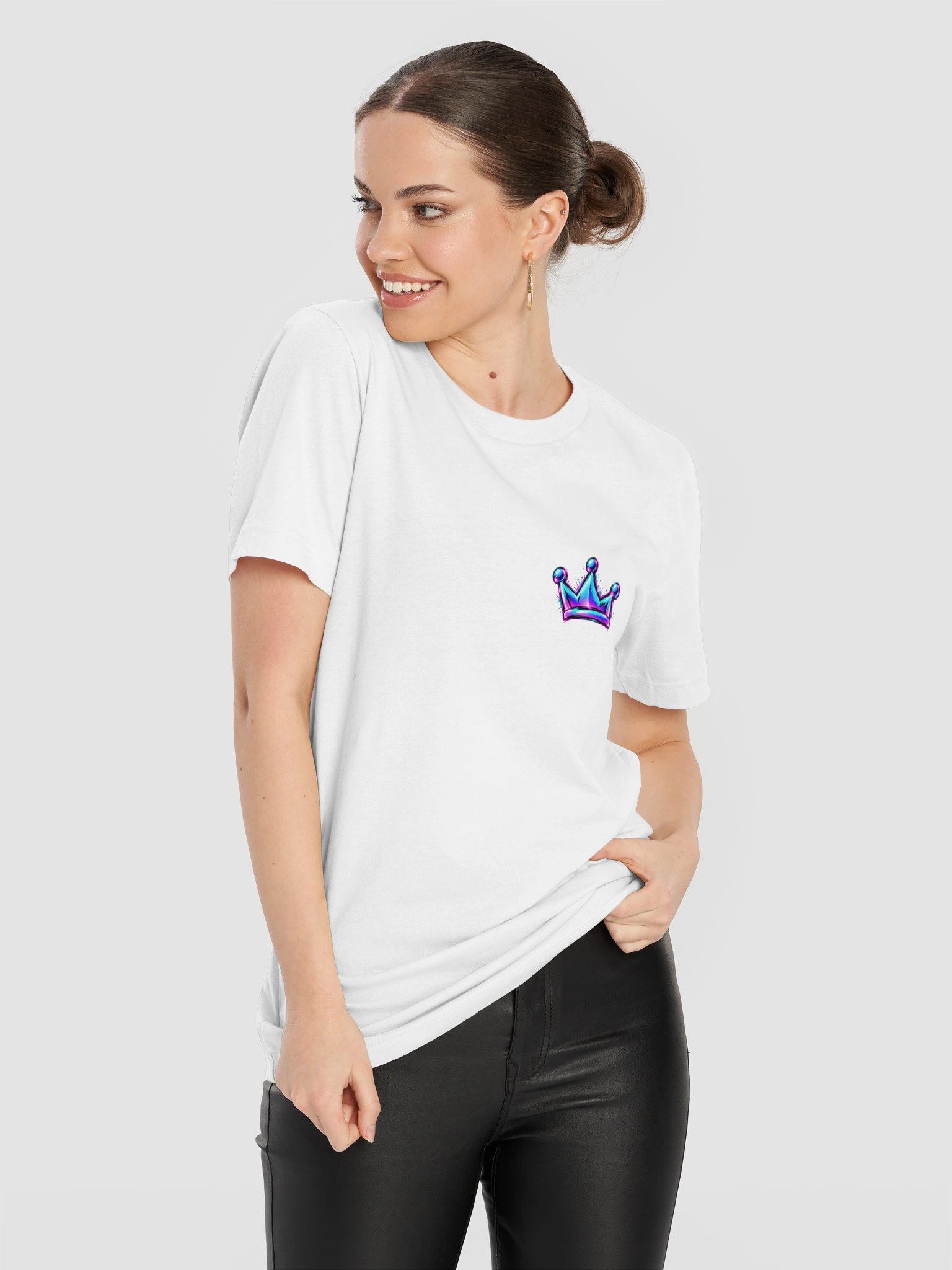 JGV Crown Streetwear Tee | Front & Back product image (25)