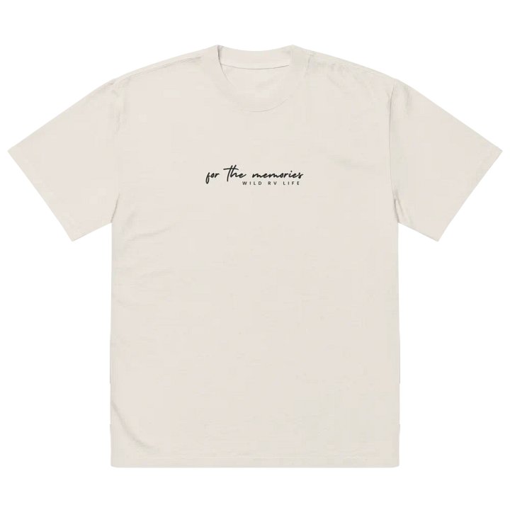 Premium "For The Memories" Oversized T-Shirt product image (2)