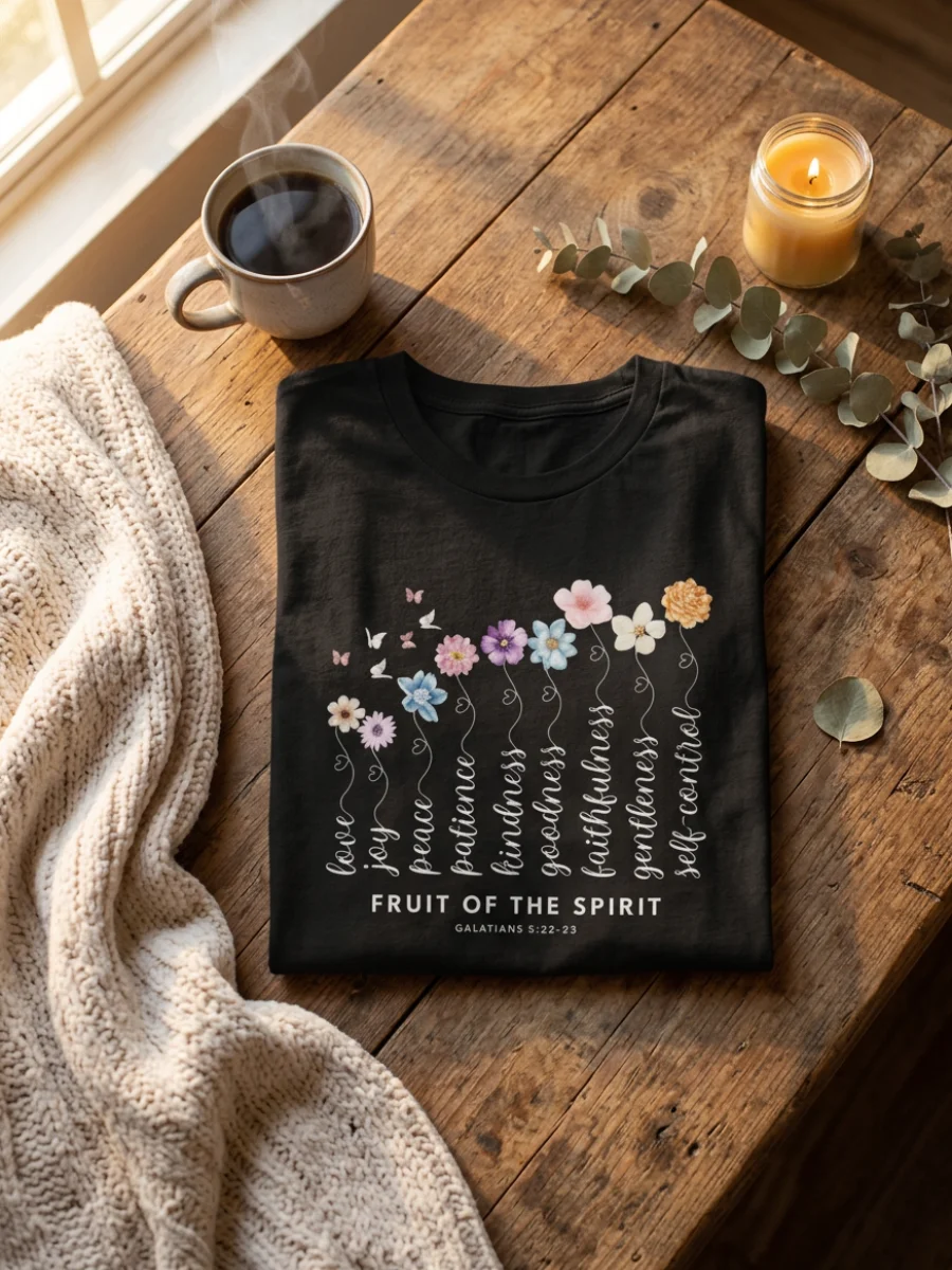 Fruit of the Spirit Bella + Canvas Christian T-Shirt product image (4)