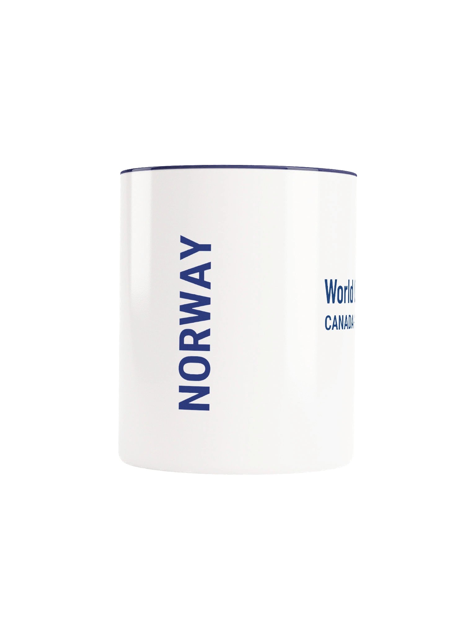 Norway 2026 World Cup Flag Mug - Norway Soccer Fan Coffee Cup - Premium Two-Tone Ceramic Mug product image (5)
