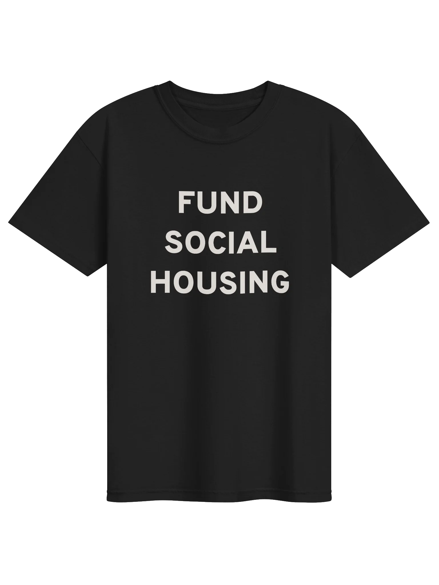 Fund Social Housing Shirt in Black