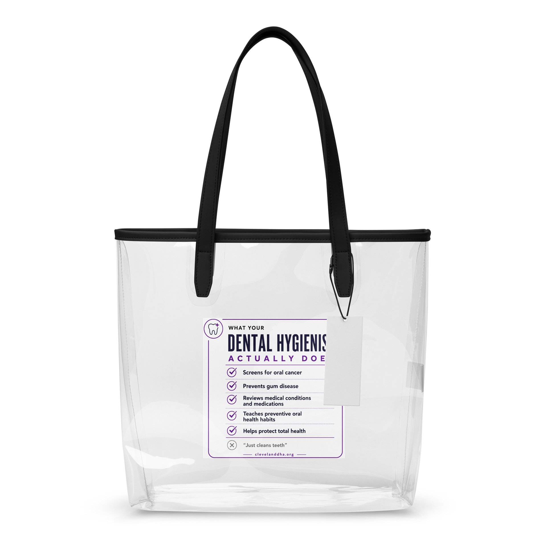 Beyond Just Cleans Teeth Clear Tote