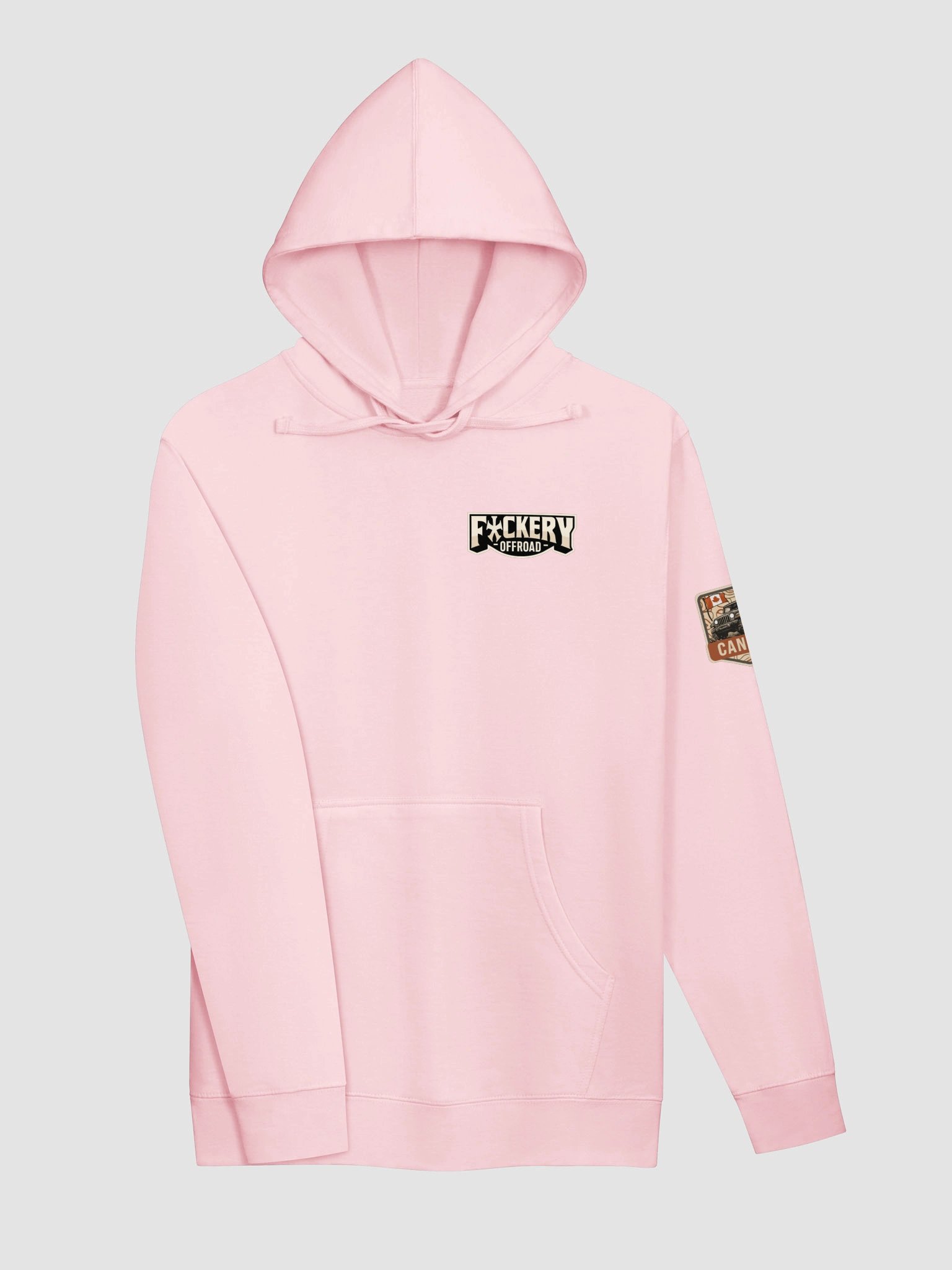 Ladies Pull-Over Hoodie with Fuckery Jeep Logo - Clean product image (3)