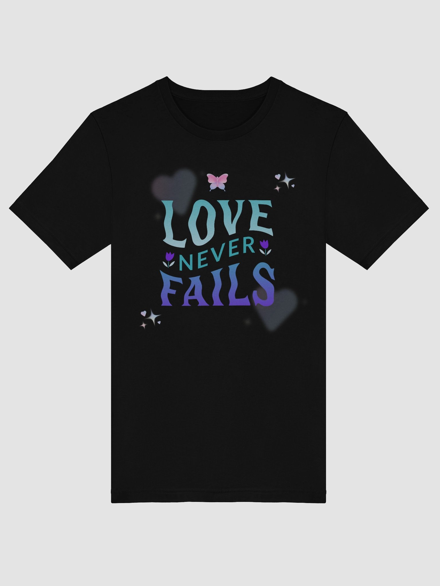 Love Never Fails Pastel T-Shirt product image (5)