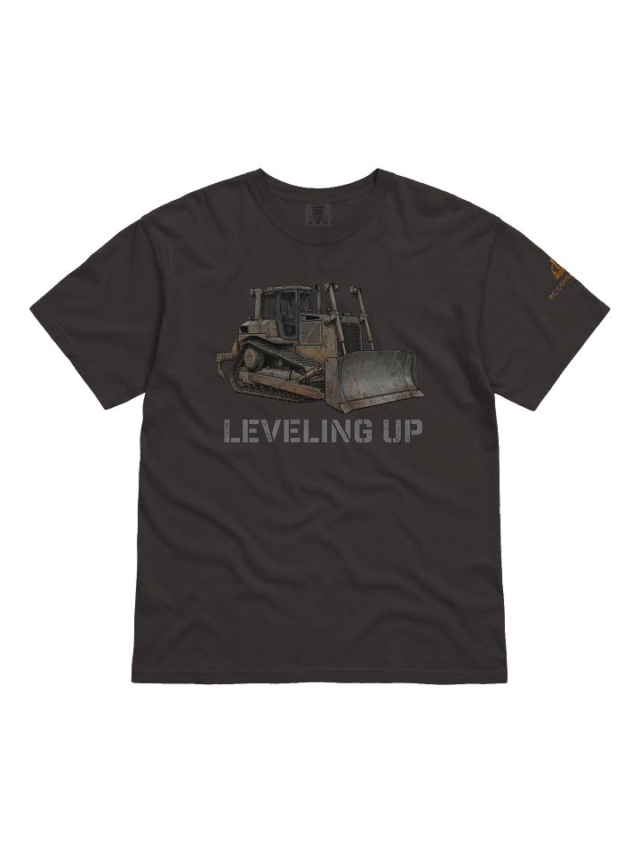 Leveling Up Bulldozer Heavyweight Tee product image (5)