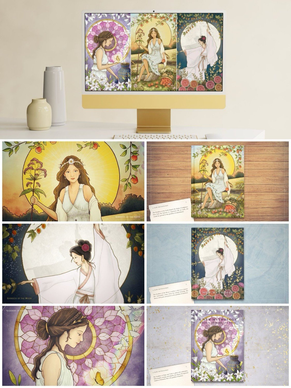 New Mythologies Goddesses Wallpaper Pack product image (1)