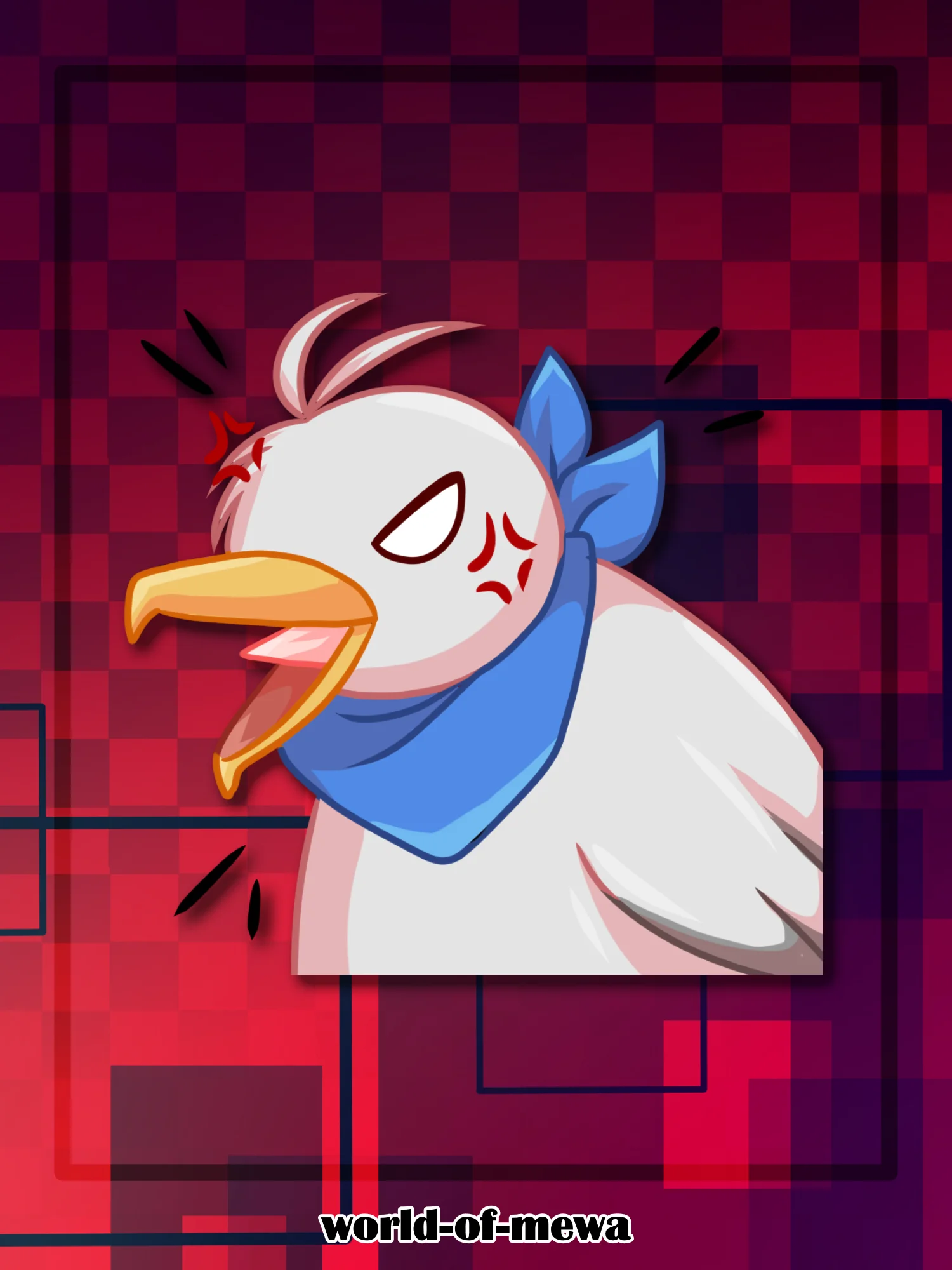 Melvin the Seagull | Acrylic Pins product image (2)