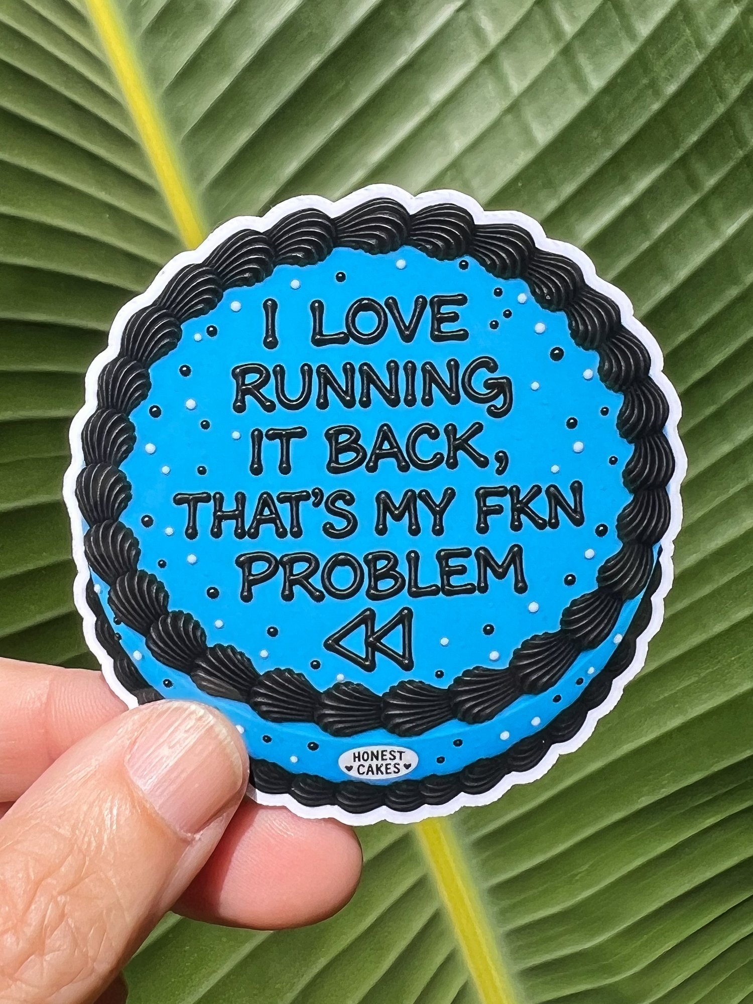 VINYL STICKER: I Love Running It Back - FREE SHIPPING product image (1)