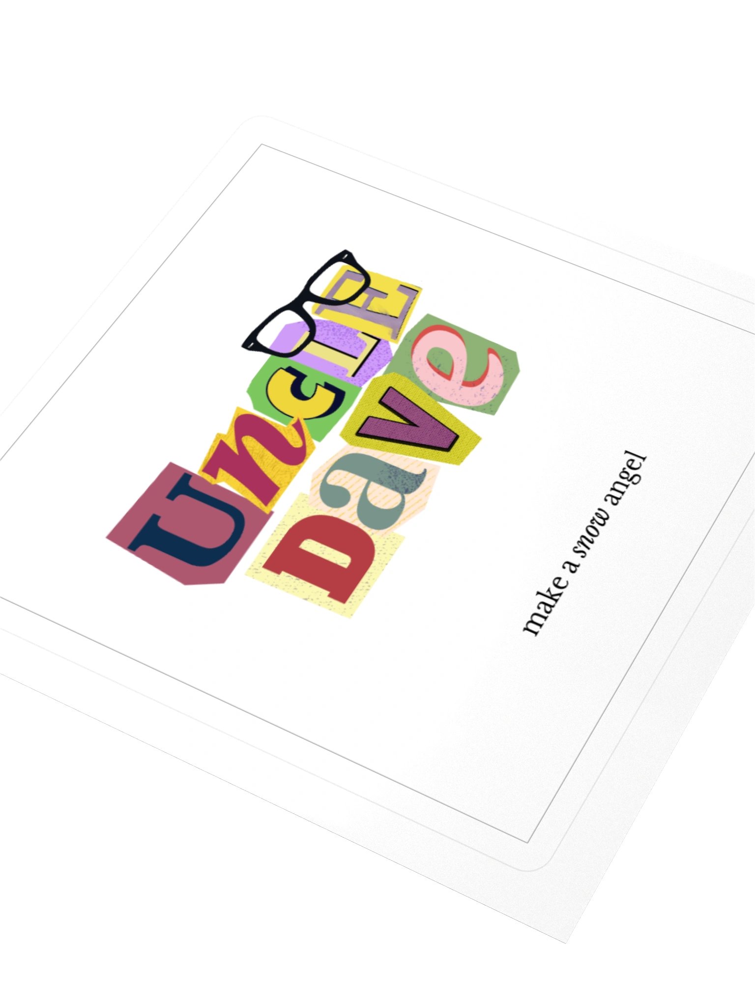 Uncle Dave Snow Angel Kiss Cut Sticker product image (5)
