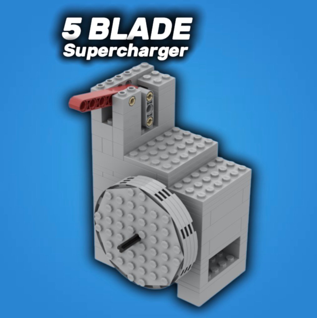 5 Blade Vacuum Supercharger(COMPLETE KIT) product image (1)