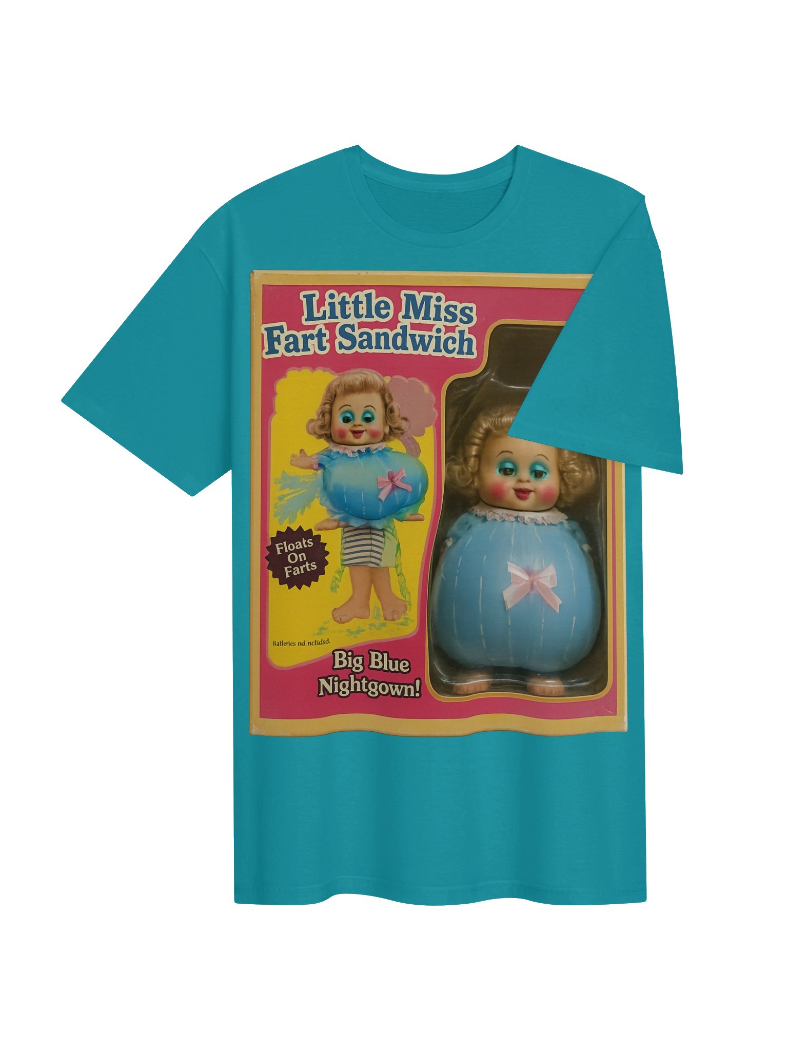 666 Toys | Little Miss Fart Sandwich | Gildan Unisex Softstyle T-Shirt product image (4)