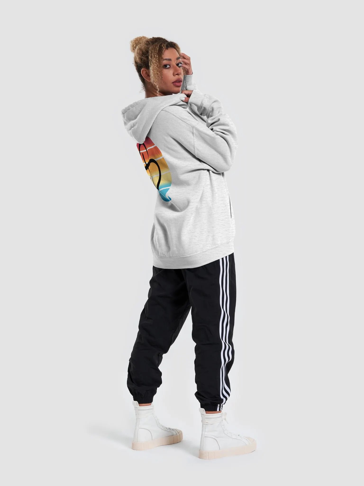 Austin Plays Ombre Black Hoodie product image (6)