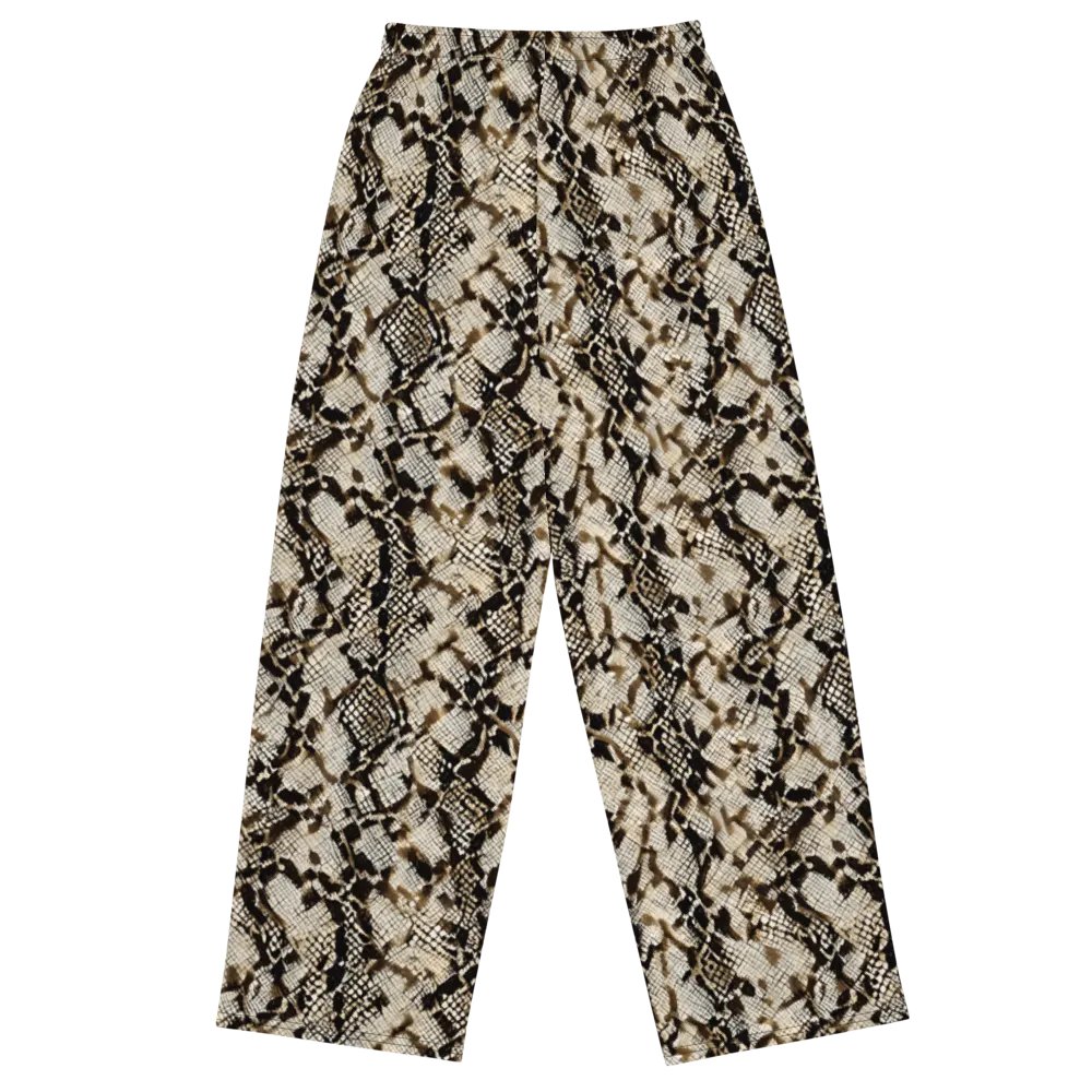 Beige Snake Pattern Pants product image (2)