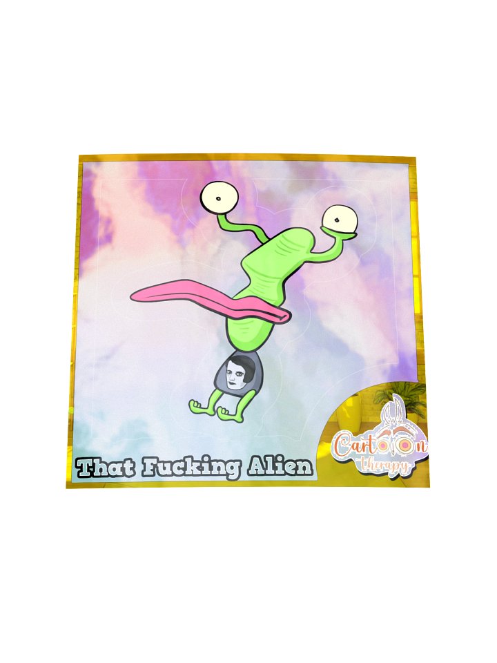 That F*cking Alien [HOLO} (Sticker Club) product image (2)