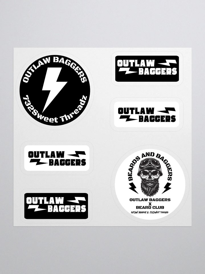 Outlaw Baggers X 732Sweet Threadz Collab Sticker Pack product image (1)