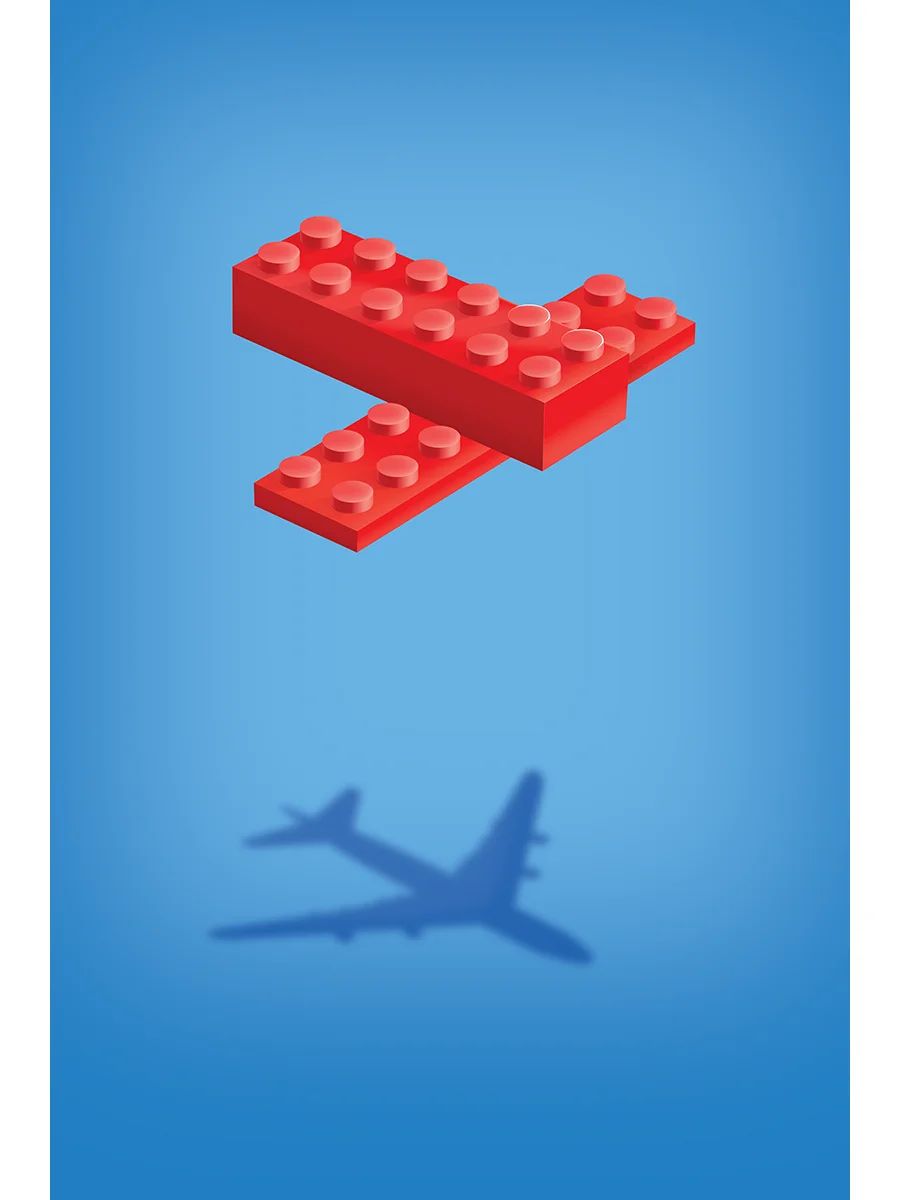 Plane (Red) | Poster product image (1)