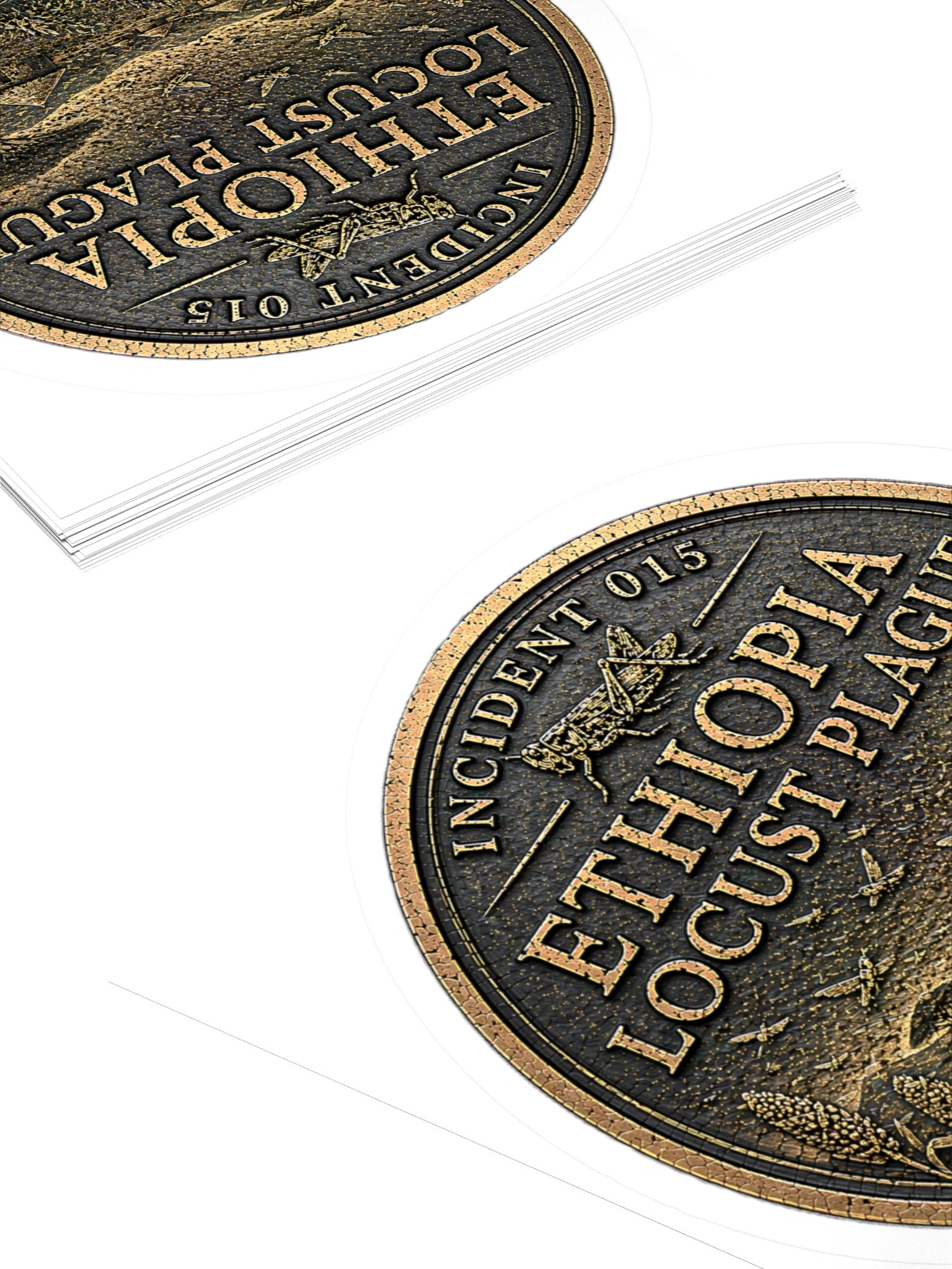 Incident 015 — Locust Plague Archive Badge Sticker product image (4)