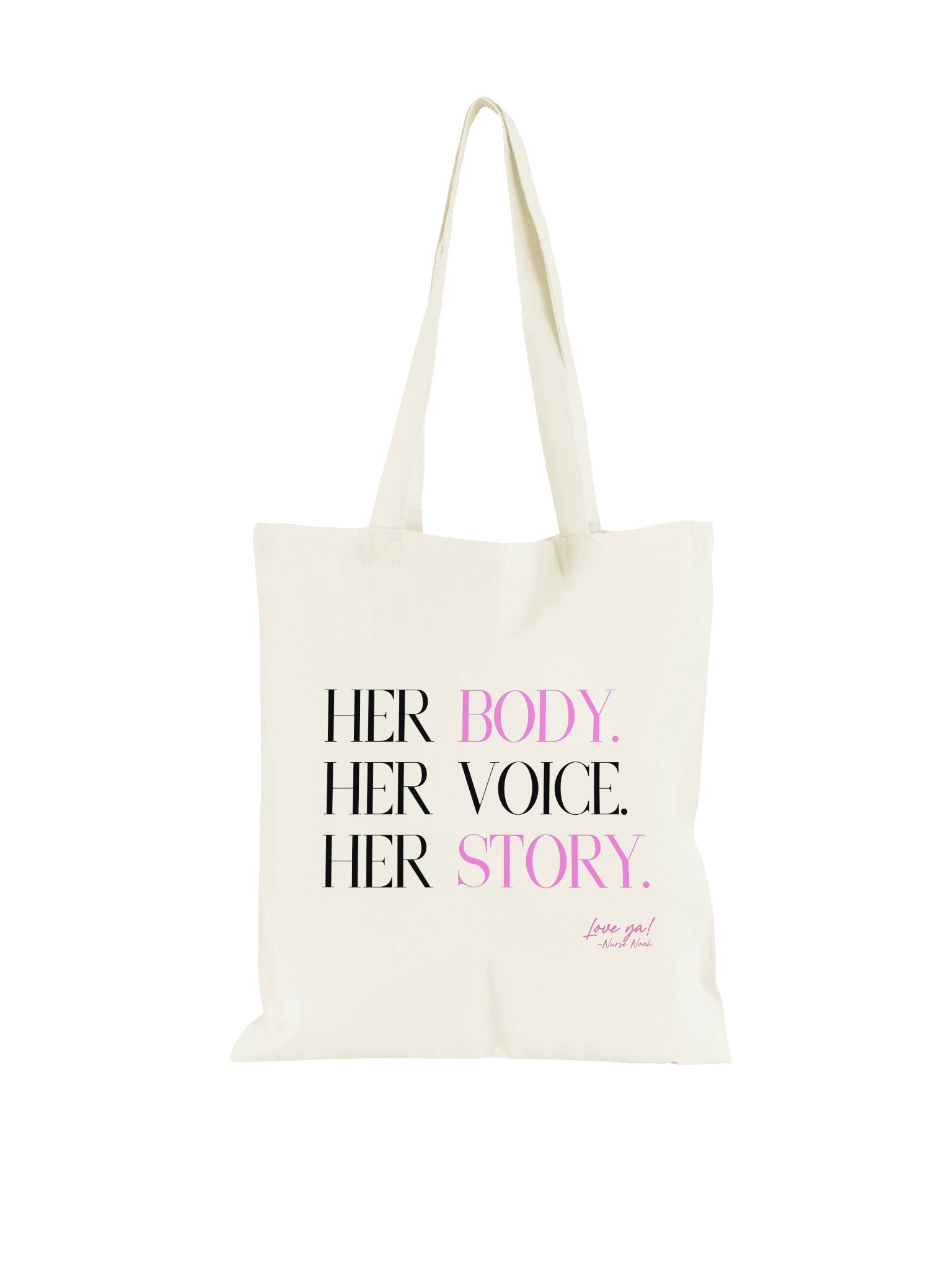 Her Body. Her Voice. Her Story. (tote) product image (13)