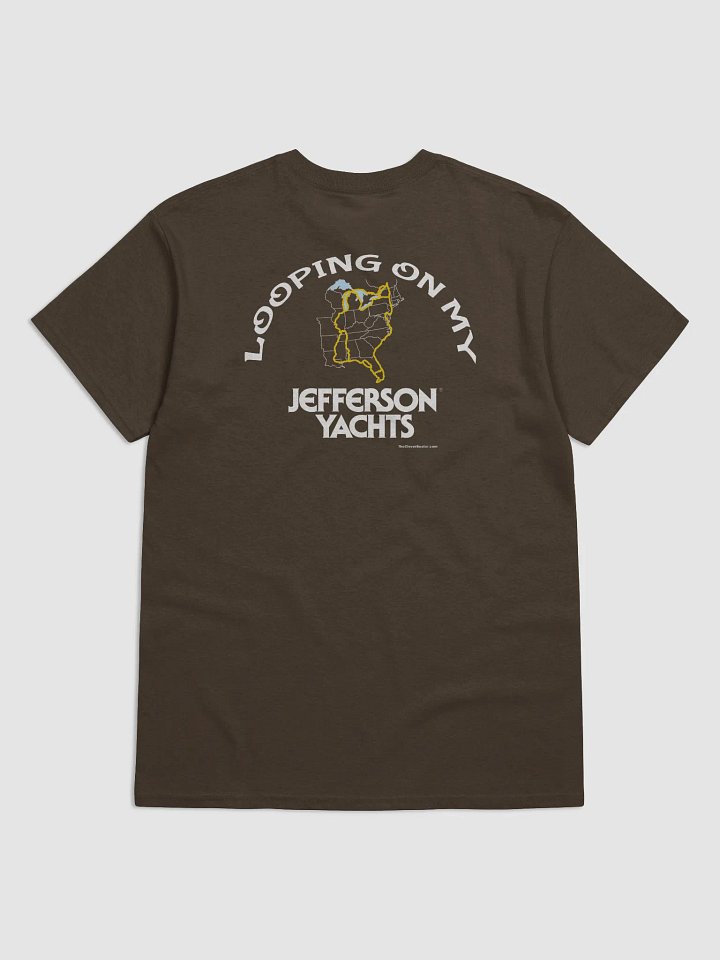 Looping On My Jefferson - T-Shirt - Dark Shirt w/White Logo product image (1)