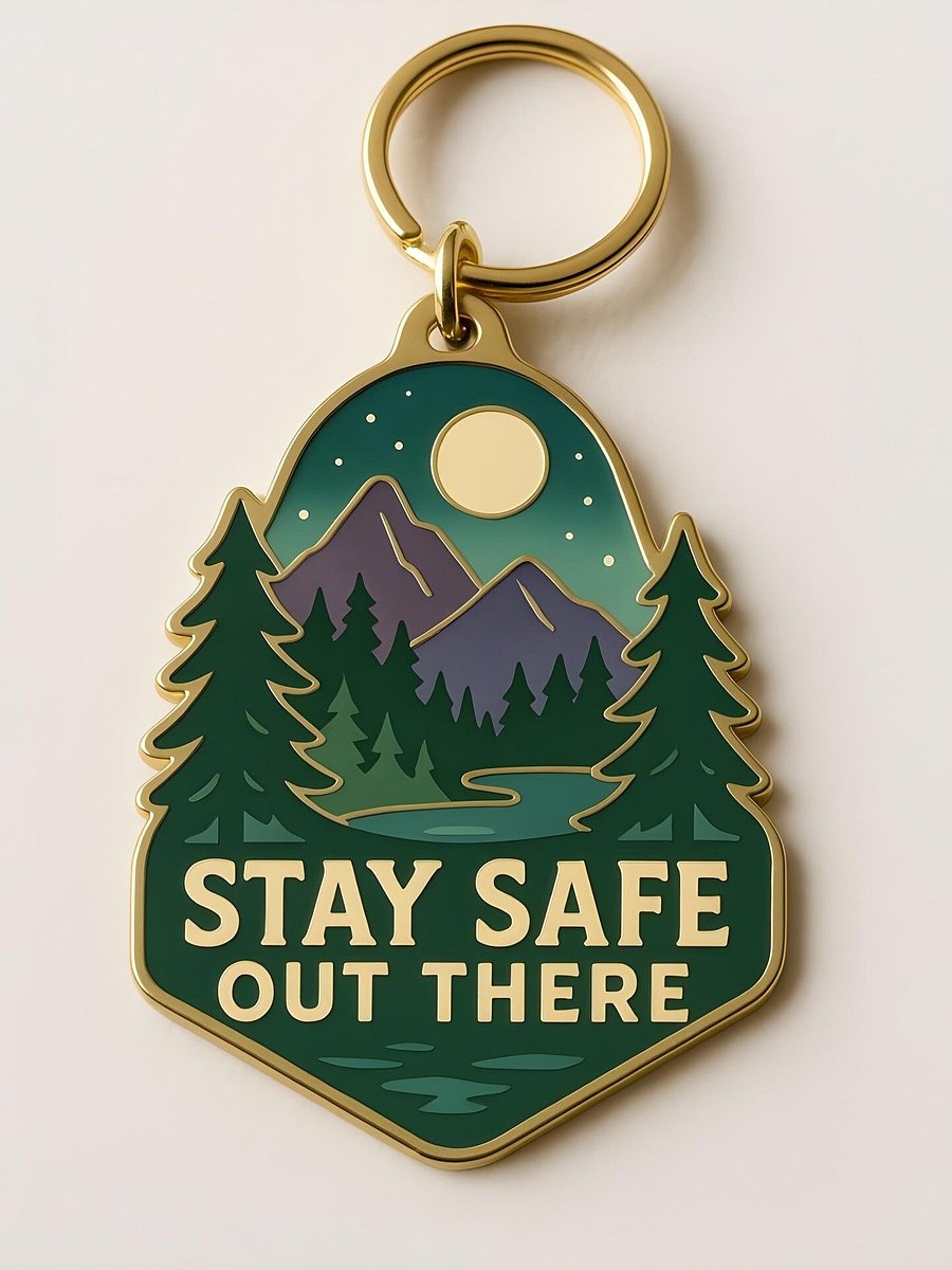 Stay Safe Out There Keychain product image (1)