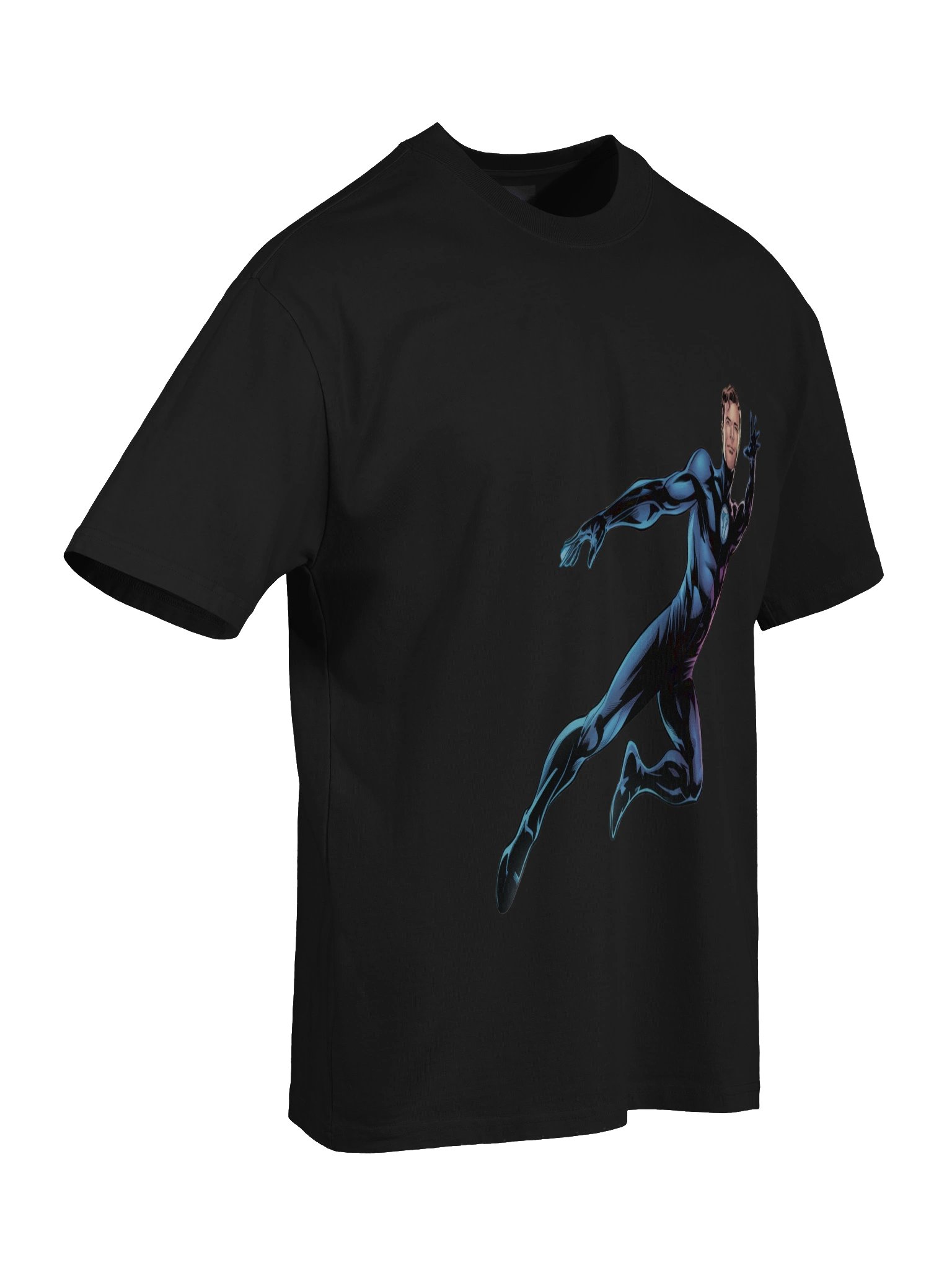 Mister Fantastic Aerial Grasp Oversized Faded T-Shirt – Elastic Twilight Traverse product image (8)