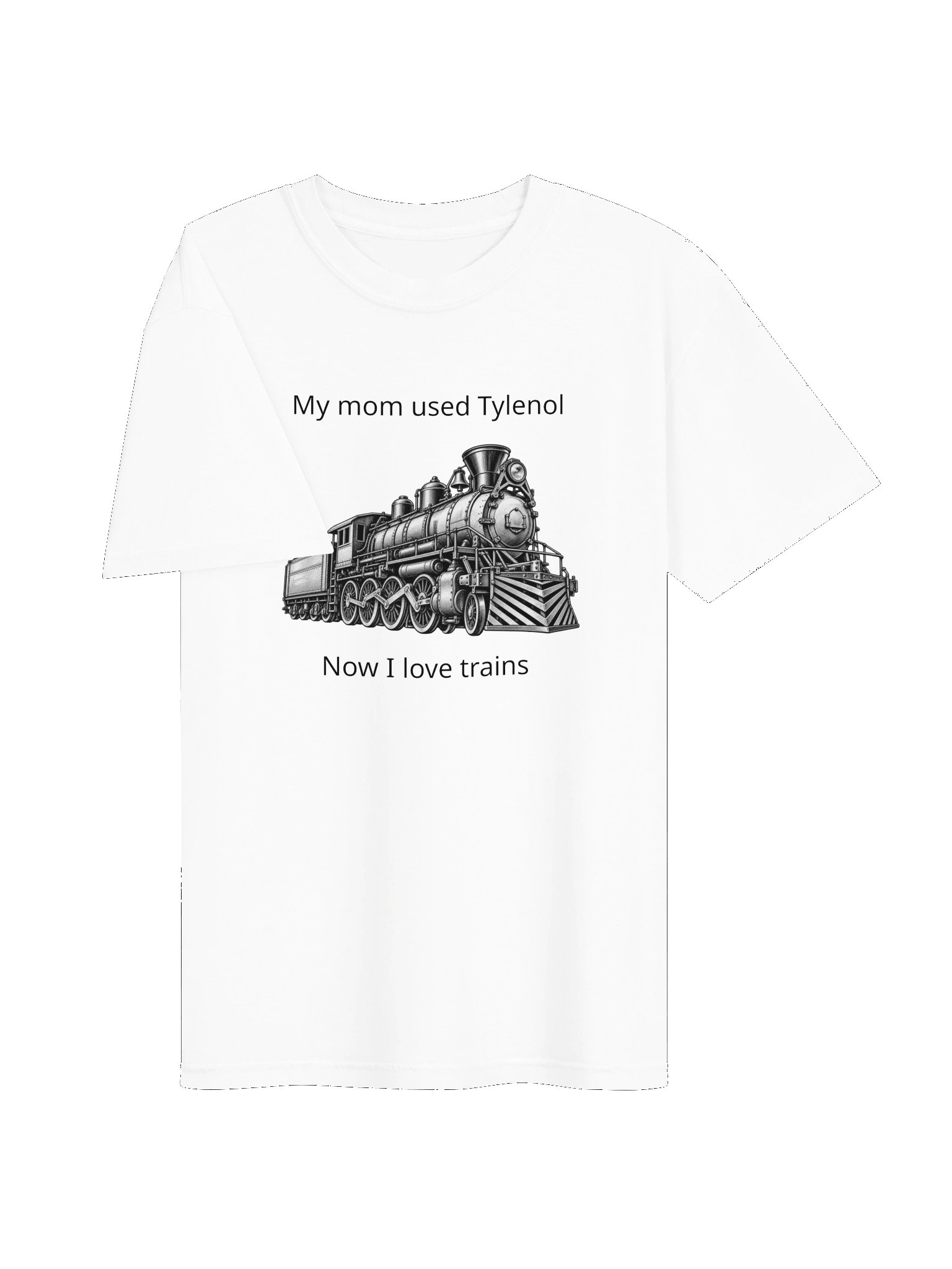Adult Steam Locomotive T-Shirt product image (3)