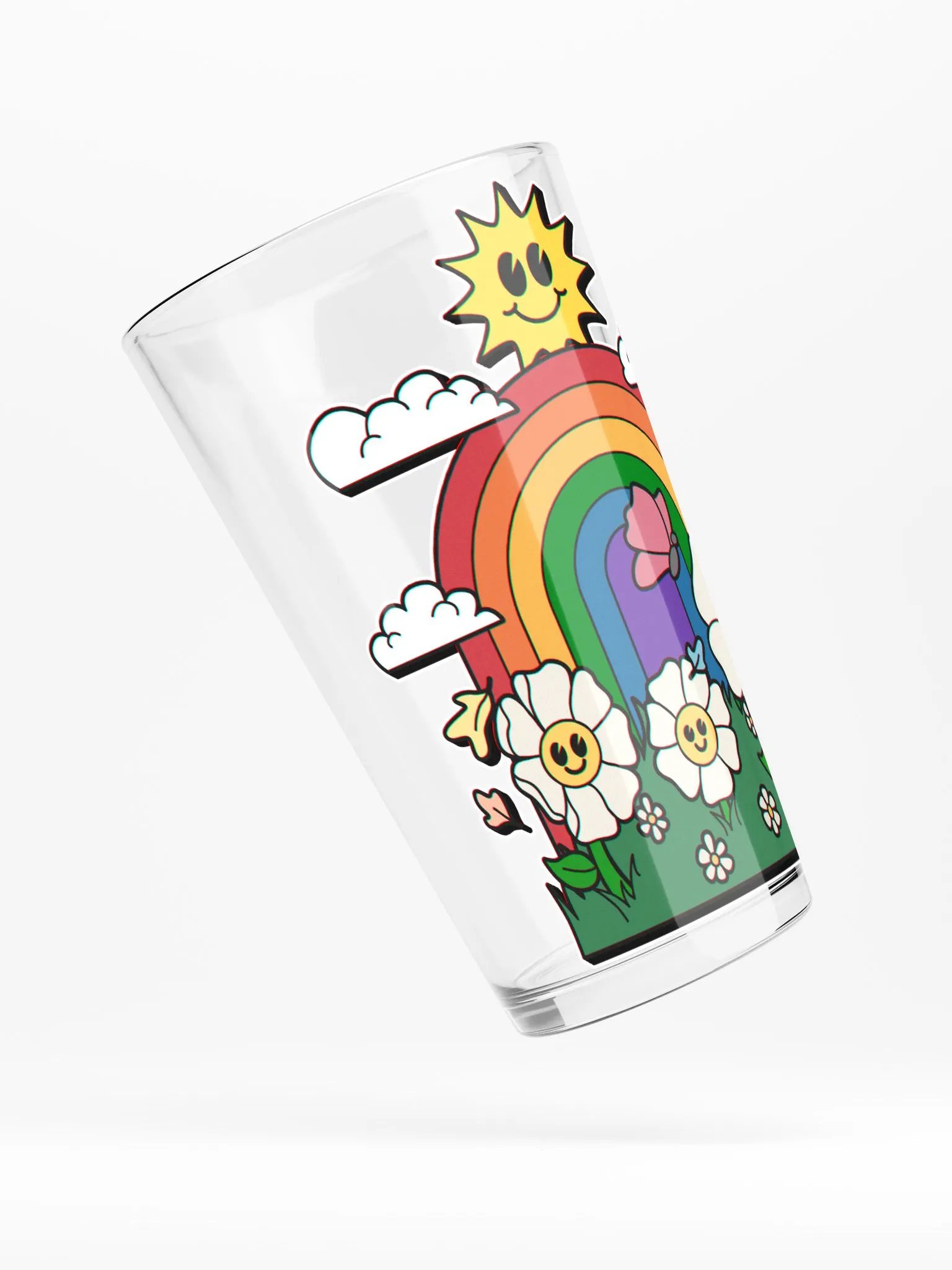 My Rainbow is Queer AF Glass product image (4)