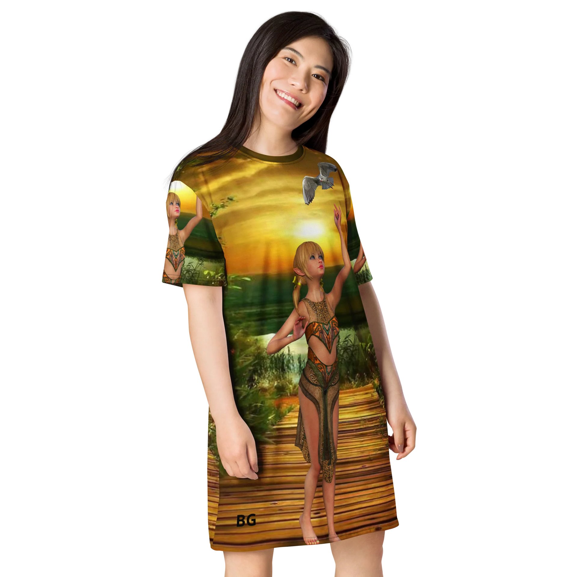 'Elven Stories - The Night of Your Return' Tee Dress product image (4)