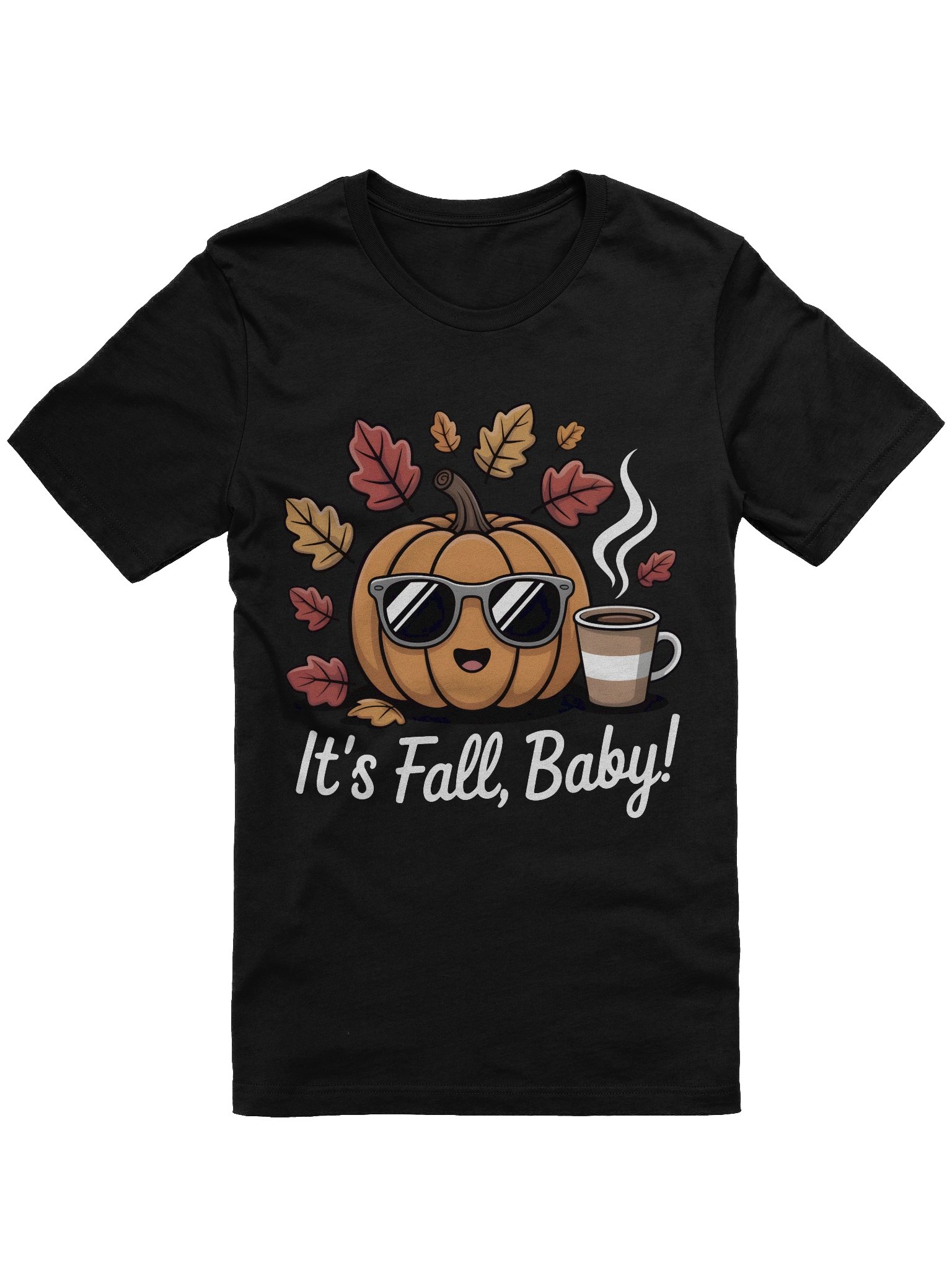 Autumn Vibes Pumpkin Tee product image (1)