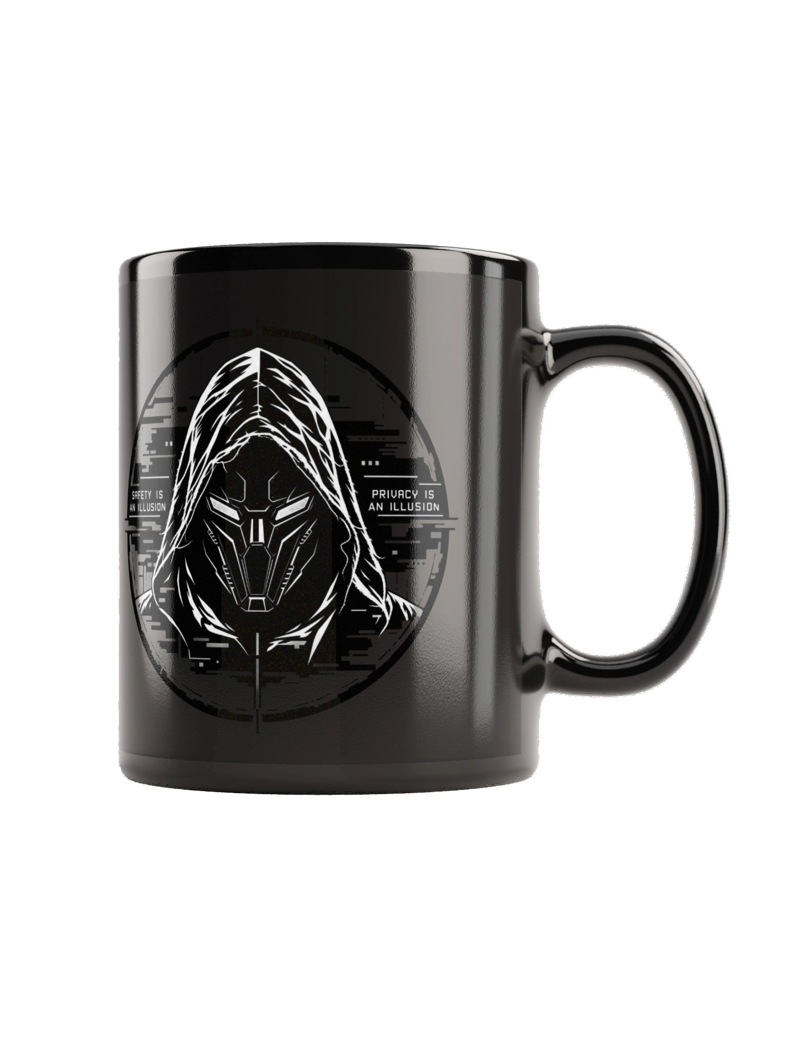GhostStrats Black + White Mug product image (5)