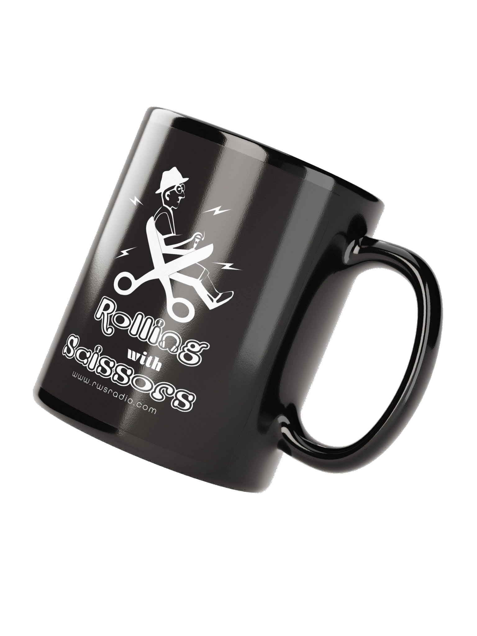 Rolling with Scissors Black Mug product image (7)