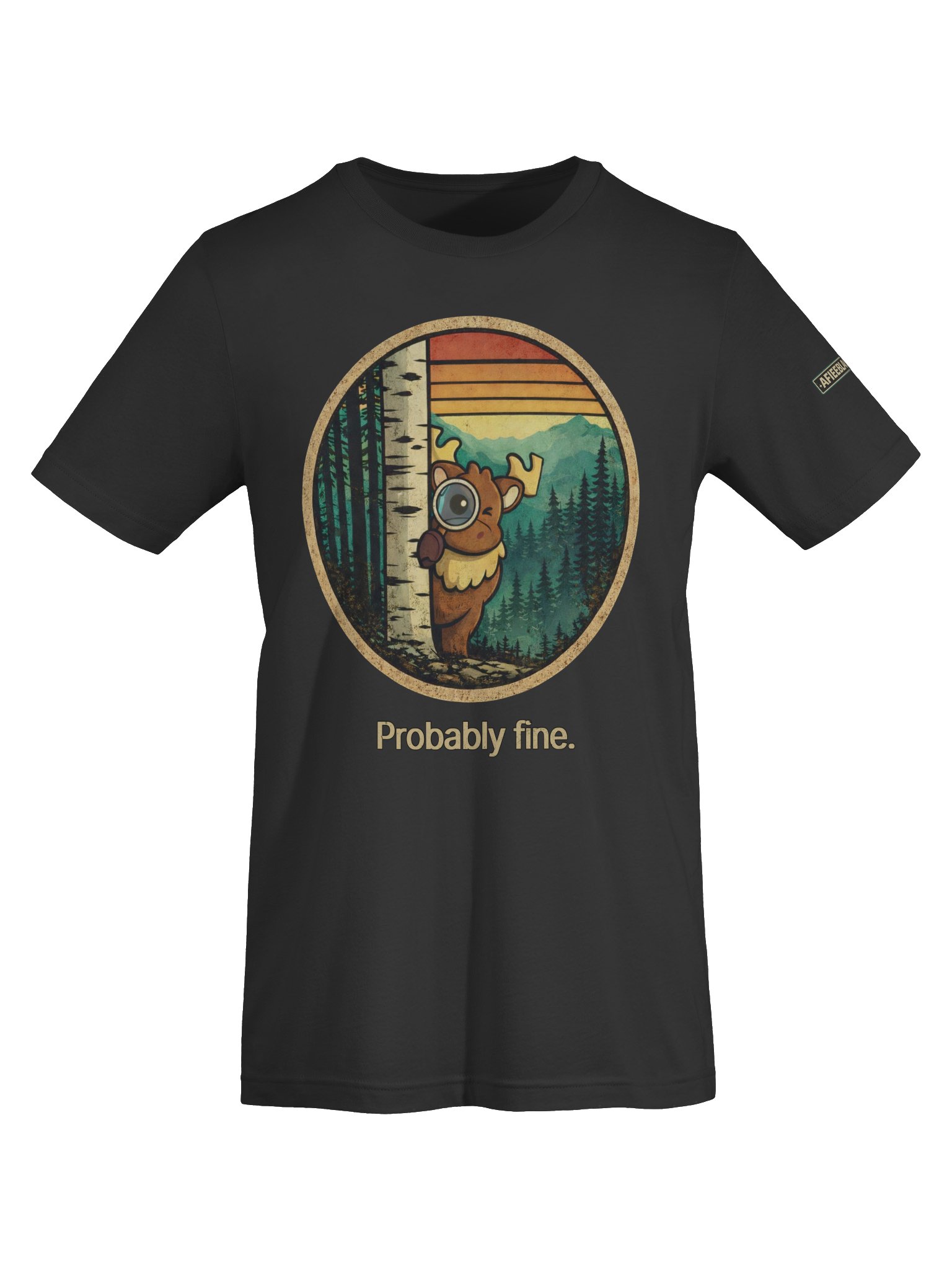 Probably Fine Moose T-Shirt product image (46)