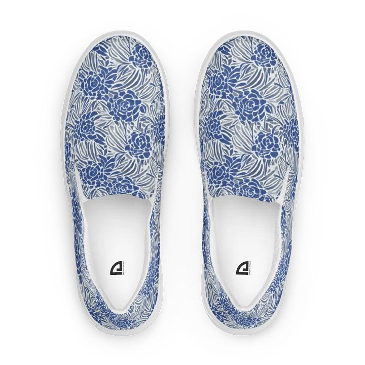 Blue Roses Woman Canvas Shoes product image (1)