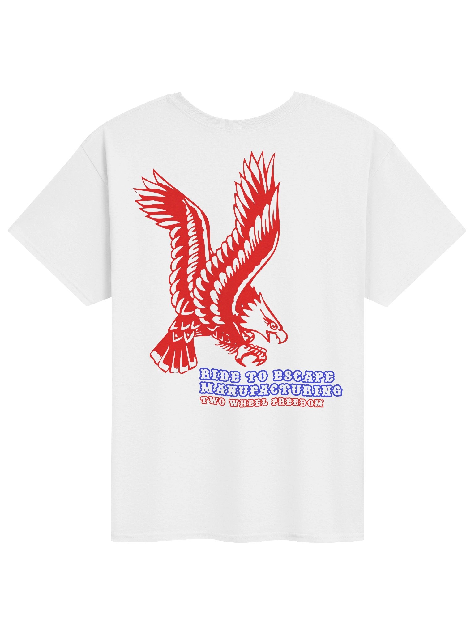 TWO WHEEL FREEDOM WHITE TEE product image (4)